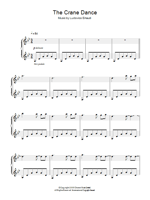 Ludovico Einaudi The Crane Dance Sheet Music Notes & Chords for Violin - Download or Print PDF