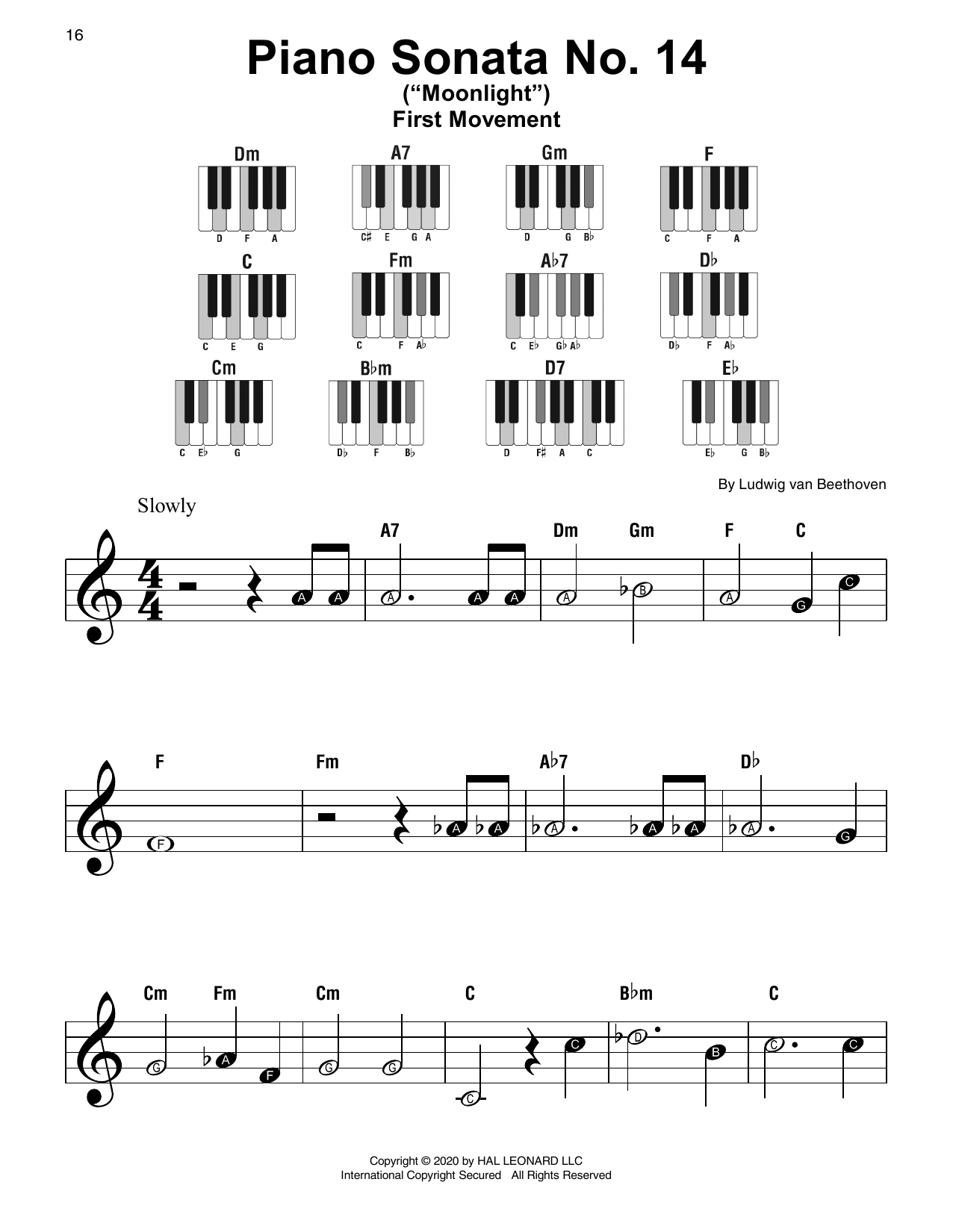 Ludwig van Beethoven Piano Sonata No. 14 In C# Minor (