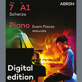 Download Ludwig van Beethoven Scherzo (Grade 7, list A1, from the ABRSM Piano Syllabus 2025 & 2026) sheet music and printable PDF music notes