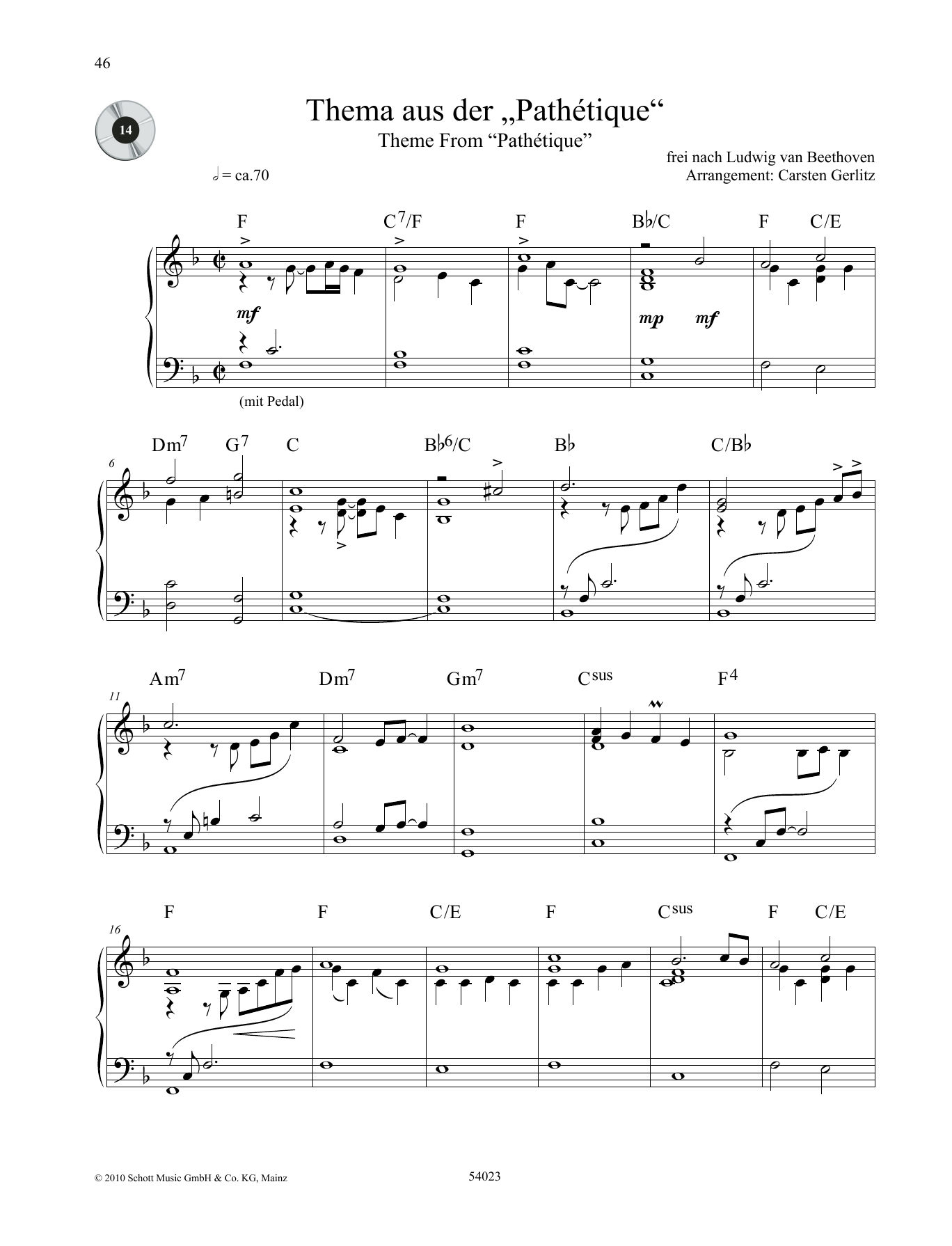 Ludwig van Beethoven Theme from 