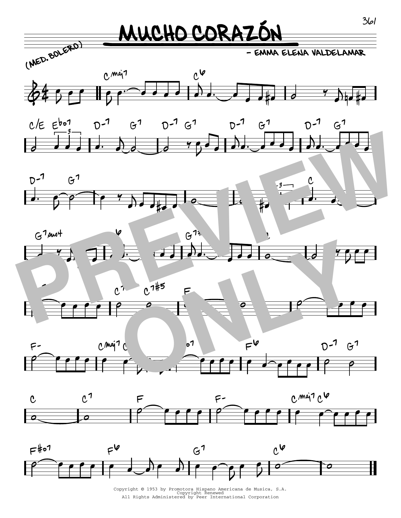 Luis Miguel Mucho Corazon Sheet Music Notes & Chords for Piano, Vocal & Guitar Chords (Right-Hand Melody) - Download or Print PDF