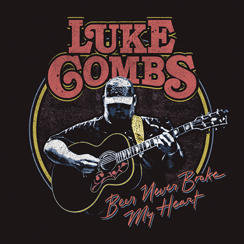 Luke Combs, Beer Never Broke My Heart, Piano, Vocal & Guitar (Right-Hand Melody)