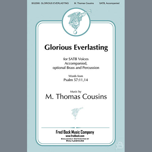 M. Thomas Cousins, Glorious Everlasting (arr. Richard A. Nichols), SATB Choir