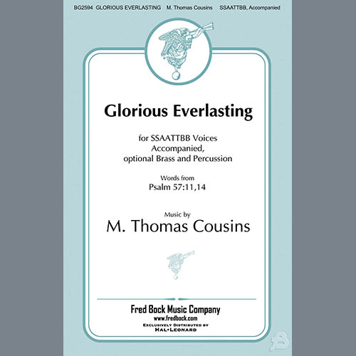 M. Thomas Cousins, Glorious Everlasting, SATB Choir
