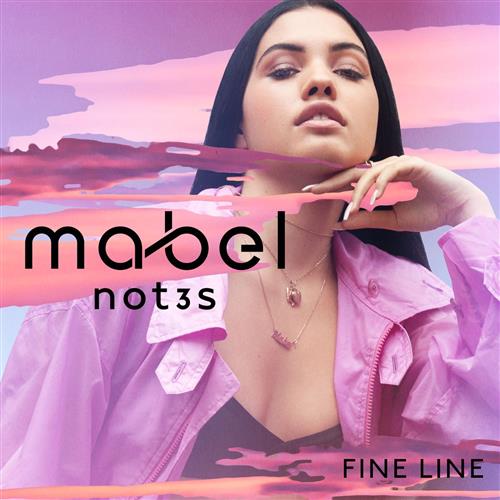 Mabel, Fine Line (featuring Not3s), Piano, Vocal & Guitar (Right-Hand Melody)