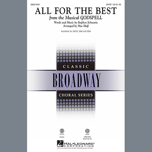 Mac Huff, All For The Best - Bb Clarinet, Choir Instrumental Pak