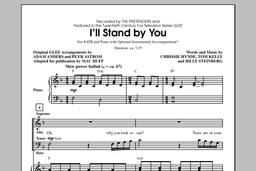 Mac Huff I'll Stand By You Sheet Music Notes & Chords for SAB - Download or Print PDF