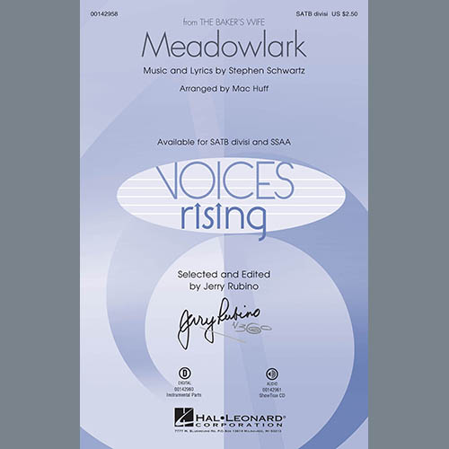 Stephen Schwartz, Meadowlark (Arr. Mac Huff), SSA