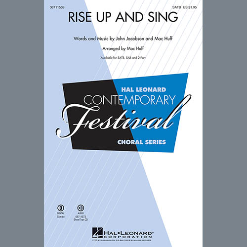 Mac Huff, Rise Up And Sing - Bass, Choir Instrumental Pak