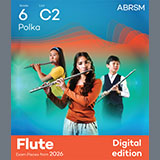Download Madeleine Dring Polka (Grade 6, list C2, from the ABRSM Flute Syllabus from 2026) sheet music and printable PDF music notes