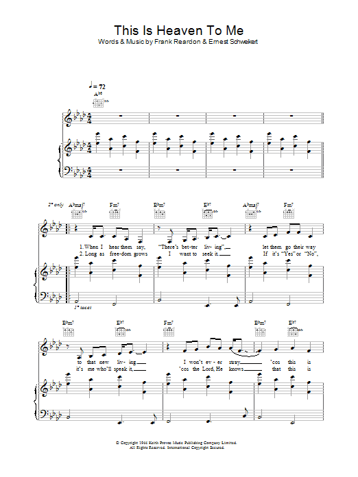 Madeleine Peyroux This Is Heaven To Me Sheet Music Notes & Chords for Piano, Vocal & Guitar - Download or Print PDF