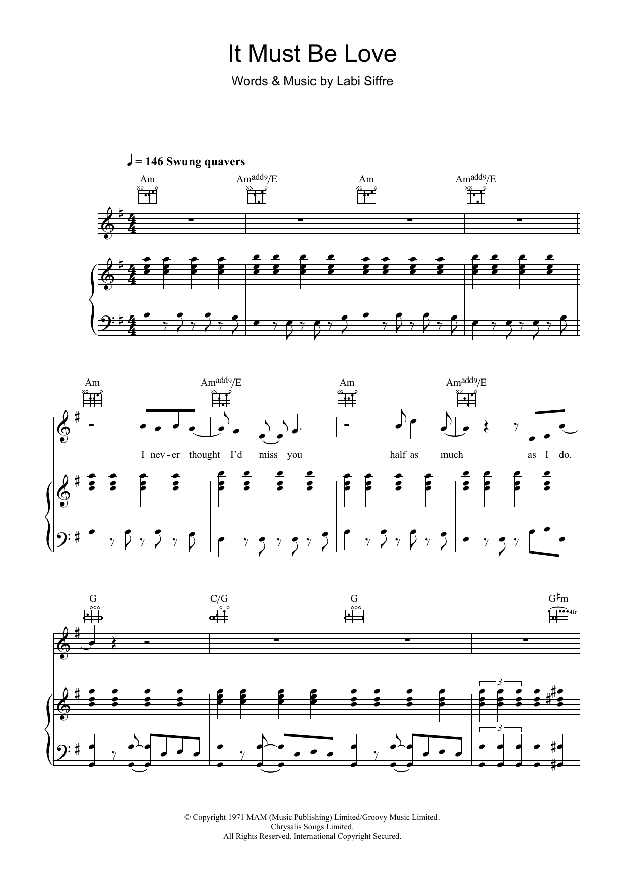 Madness It Must Be Love Sheet Music Notes & Chords for Ukulele - Download or Print PDF