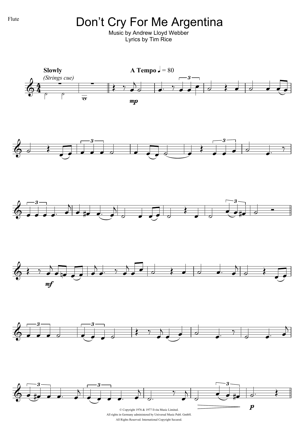 Madonna Don't Cry For Me Argentina (from Evita) Sheet Music Notes & Chords for Ukulele - Download or Print PDF
