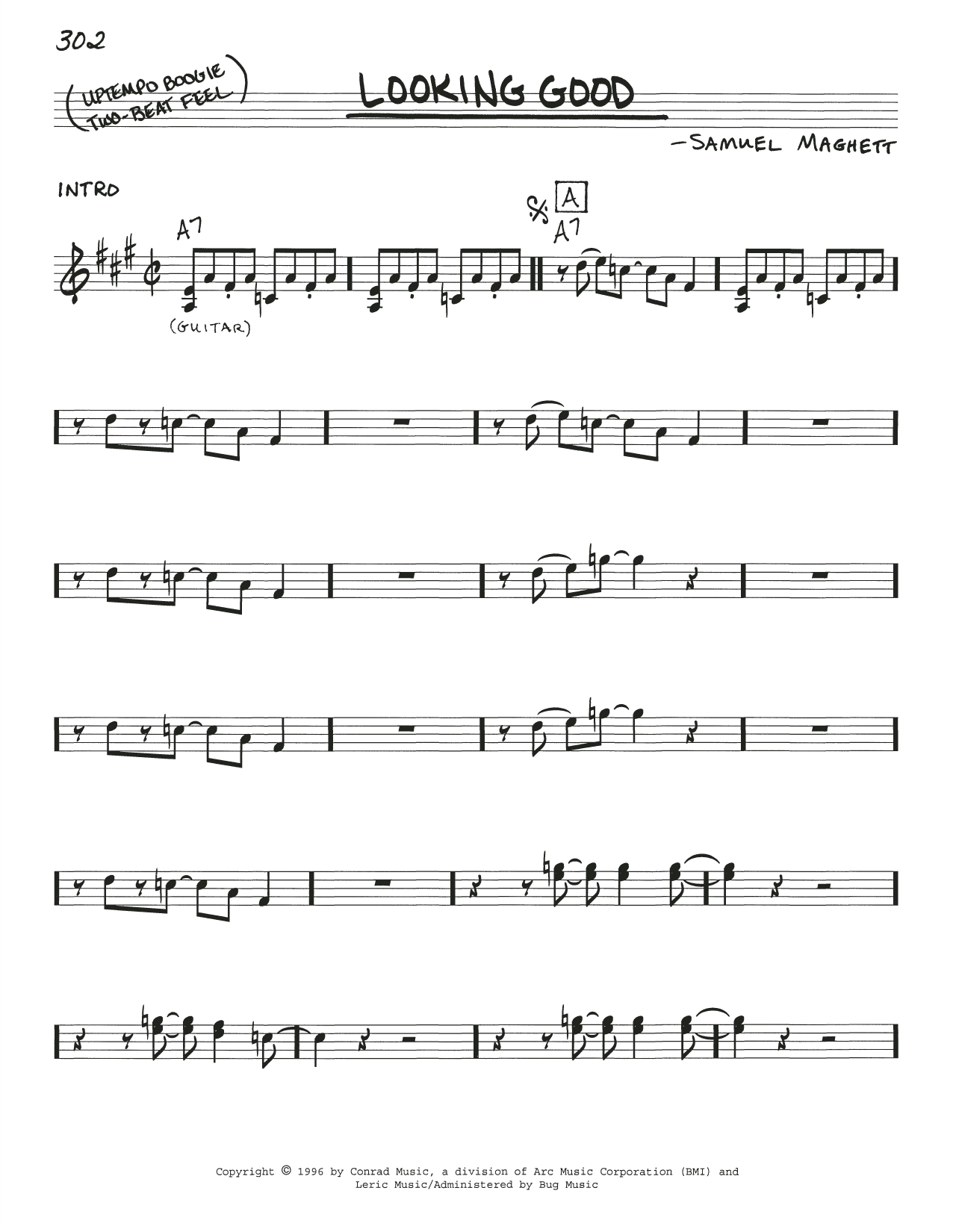 Magic Sam Looking Good Sheet Music Notes & Chords for Real Book – Melody, Lyrics & Chords - Download or Print PDF