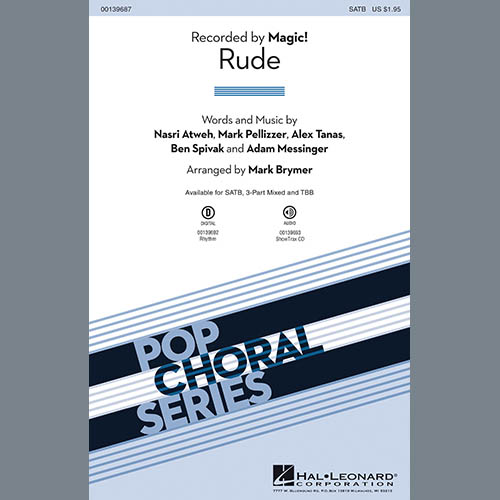 MAGIC!, Rude (arr. Mark Brymer), SATB