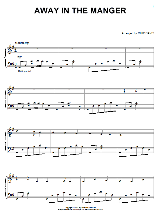 Mannheim Steamroller Away In A Manger Sheet Music Notes & Chords for Piano - Download or Print PDF Mannheim Steamroller Away In A Manger Sheet Music Notes & Chords for Piano - Download or Print PDF