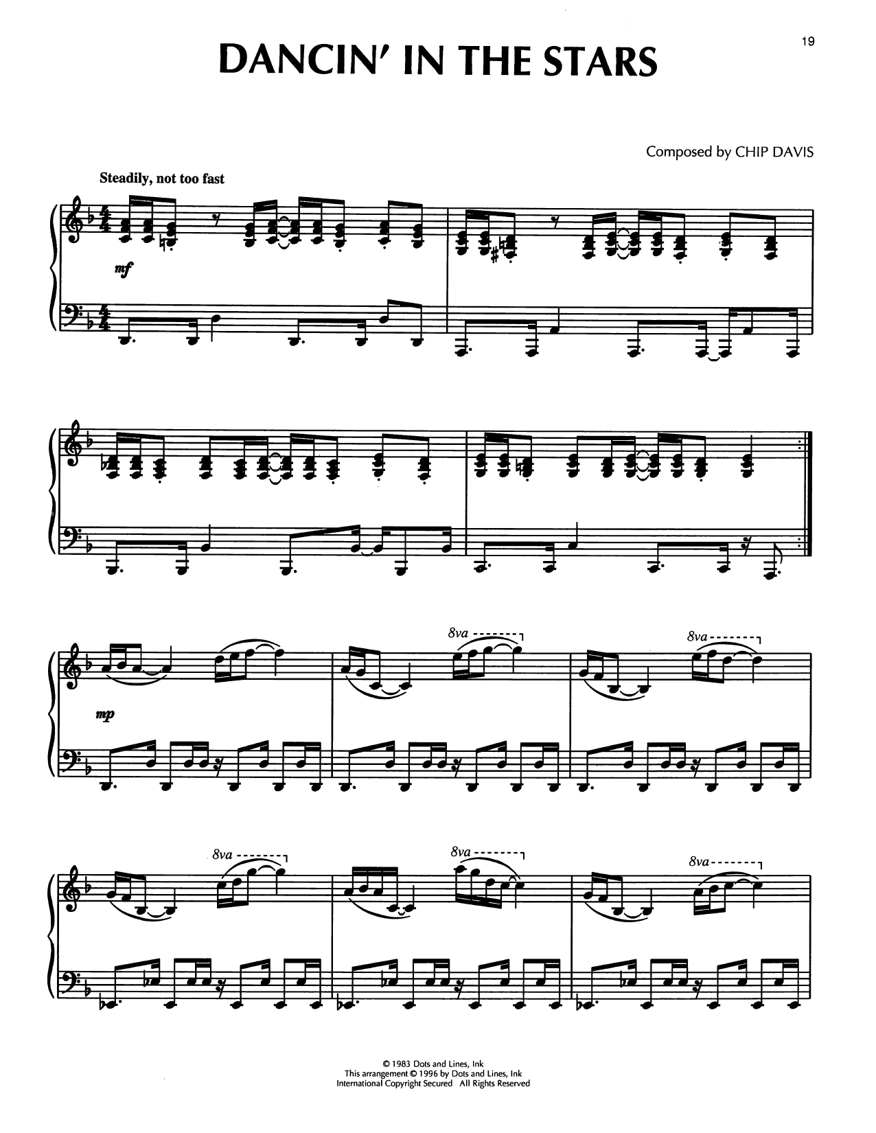 Mannheim Steamroller Dancin' In The Stars Sheet Music Notes & Chords for Piano Solo - Download or Print PDF