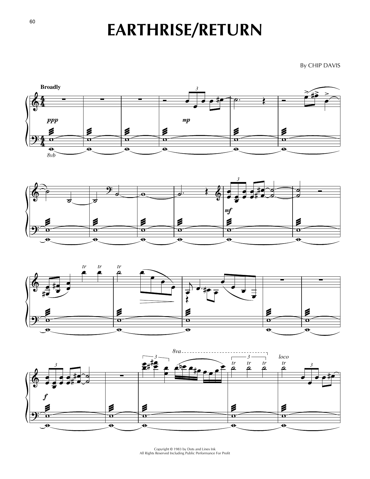 Mannheim Steamroller Earthrise/Return Sheet Music Notes & Chords for Piano Solo - Download or Print PDF
