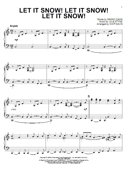 Mannheim Steamroller Let It Snow! Let It Snow! Let It Snow! Sheet Music Notes & Chords for Piano - Download or Print PDF