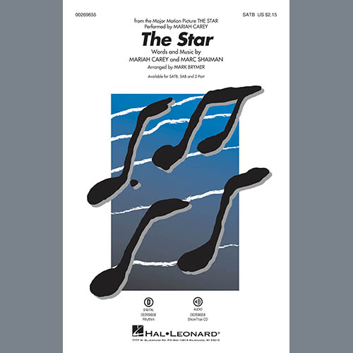 Mariah Carey, The Star (arr. Mark Brymer), 2-Part Choir