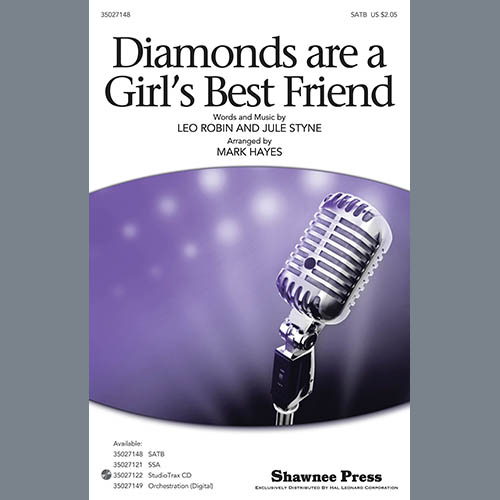 Marilyn Monroe, Diamonds Are A Girl's Best Friend (arr. Mark Hayes), SATB Choir