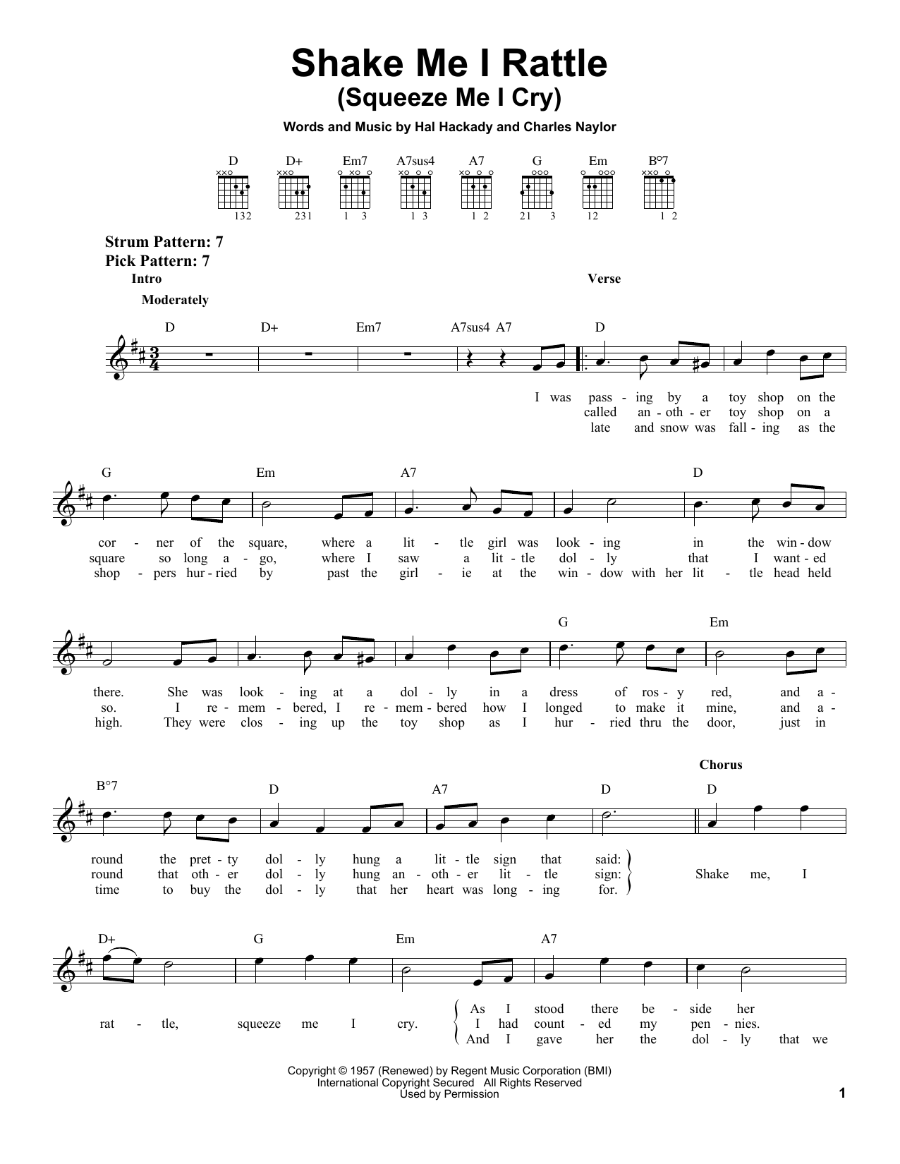 Marion Worth Shake Me I Rattle (Squeeze Me I Cry) Sheet Music Notes & Chords for Piano Duet - Download or Print PDF