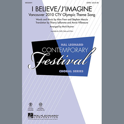 Mark Brymer, I Believe / J'Imagine, 2-Part Choir