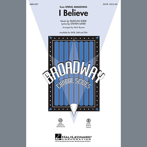 Mark Brymer, I Believe (from Spring Awakening), SATB