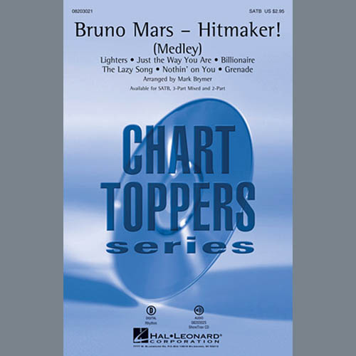 Mark Brymer, Bruno Mars: Hitmaker! (Medley), SATB