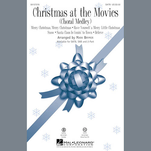 Mark Brymer, Christmas At The Movies (Choral Medley), 2-Part Choir