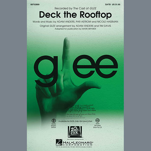 Glee Cast, Deck The Rooftop (arr. Mark Brymer), SAB