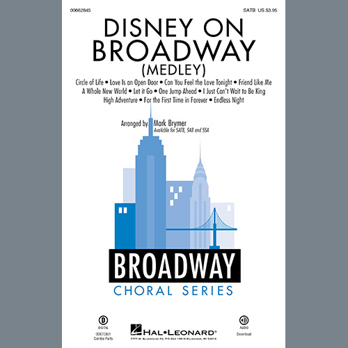Mark Brymer, Disney On Broadway (Medley), SATB Choir