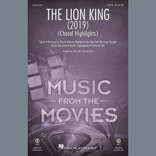 Mark Brymer, The Lion King (2019) (Choral Highlights), SATB Choir