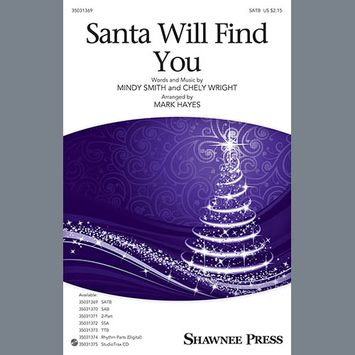 Mark Hayes, Santa Will Find You, 2-Part Choir
