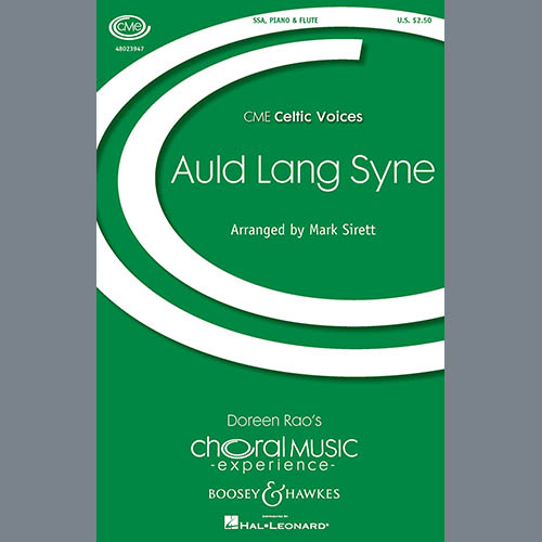Mark Sirett Mark Sirett, Auld Lang Syne, SSA