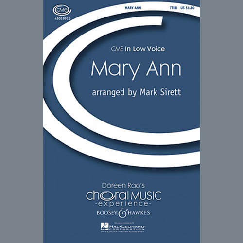 Mark Sirett, Mary Ann, TTBB