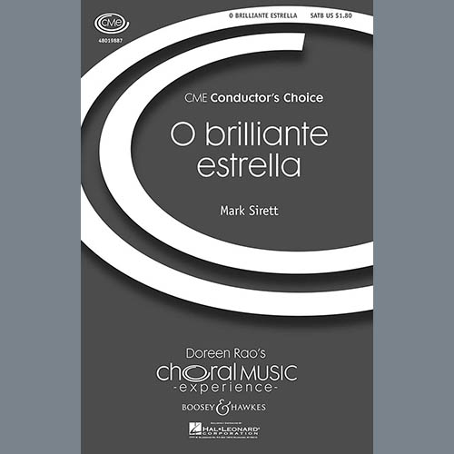 Mark Sirett, O Brillante Estrella, SATB