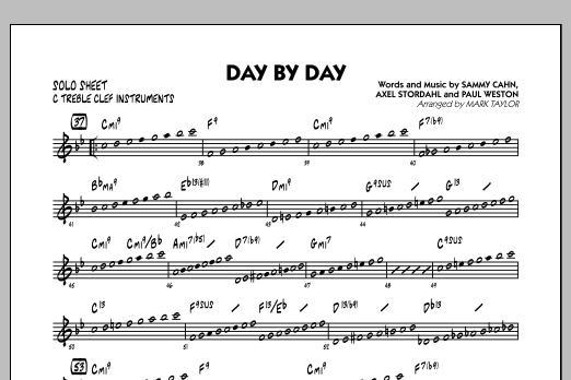 Mark Taylor Day by Day - C Solo Sheet Sheet Music Notes & Chords for Jazz Ensemble - Download or Print PDF