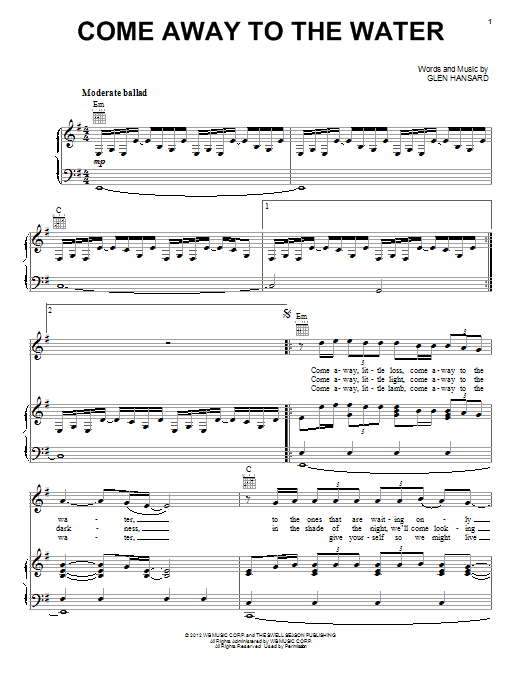 Maroon 5 Come Away To The Water Sheet Music Notes & Chords for Guitar Tab - Download or Print PDF