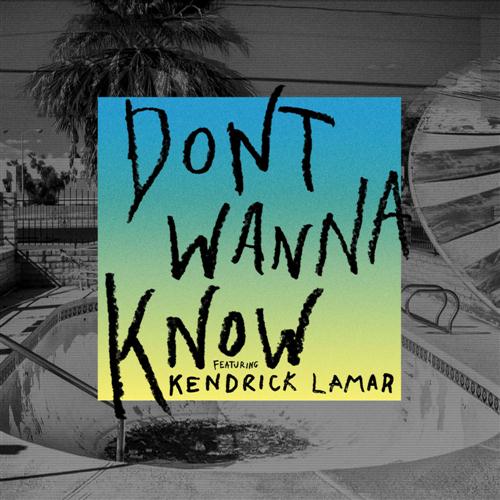 Maroon 5, Don't Wanna Know, Piano, Vocal & Guitar (Right-Hand Melody)