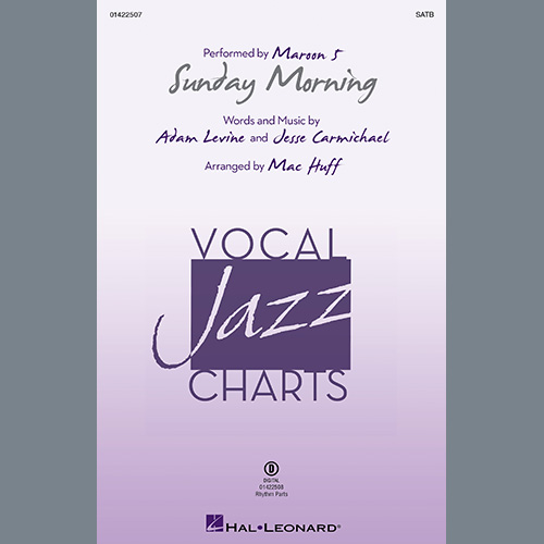 Maroon 5, Sunday Morning (arr. Mac Huff), SATB Choir