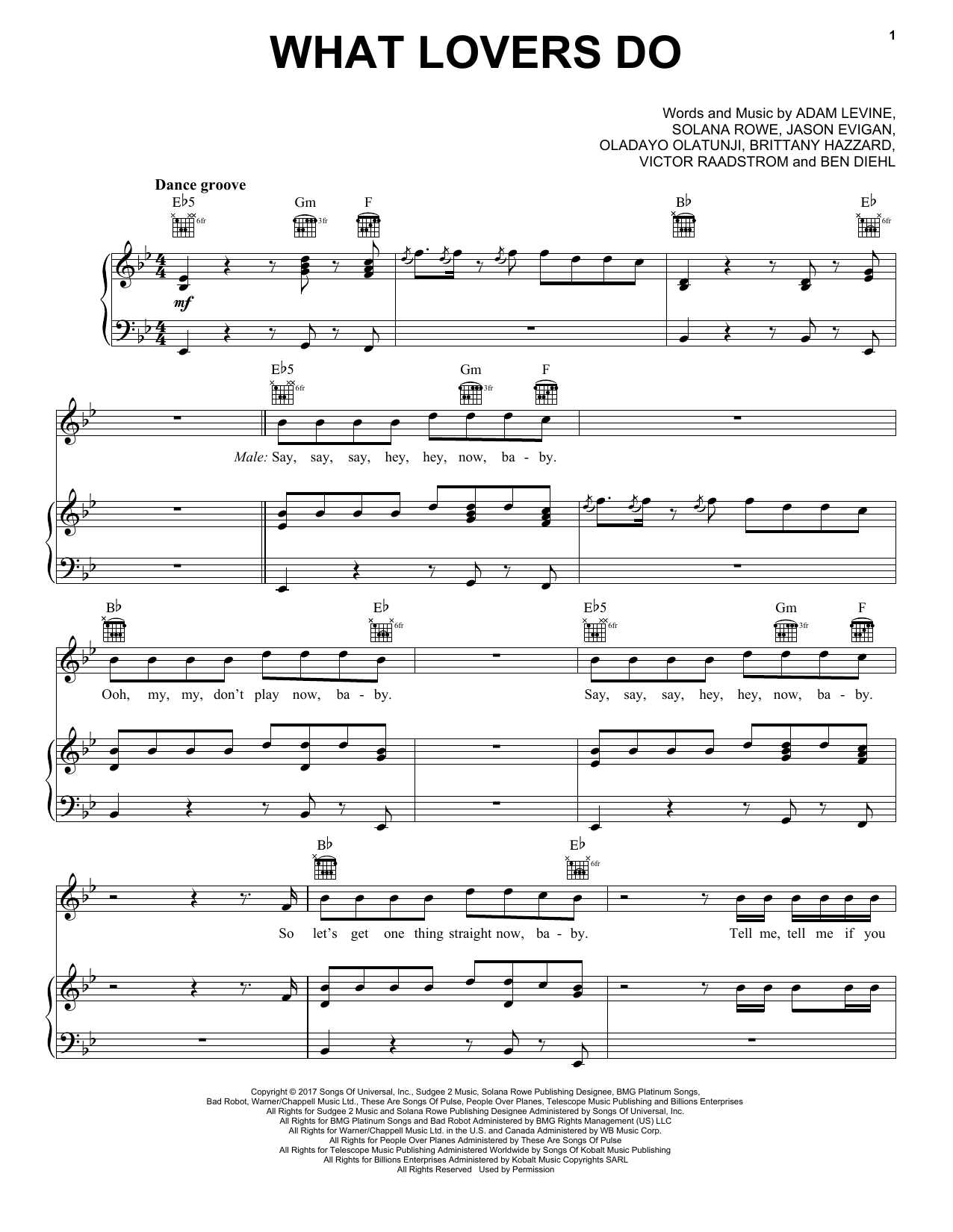 Maroon 5 What Lovers Do Sheet Music Notes & Chords for Ukulele - Download or Print PDF