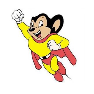 Marshall Barer, The Mighty Mouse Theme (Here I Come To Save The Day), Piano, Vocal & Guitar (Right-Hand Melody)