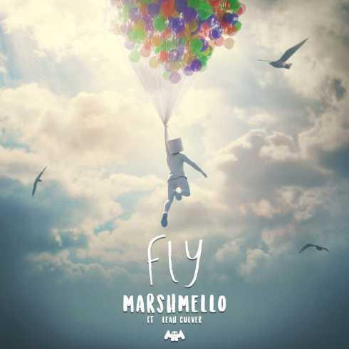 Marshmello, Fly (featuring Leah Culver), Piano, Vocal & Guitar (Right-Hand Melody)