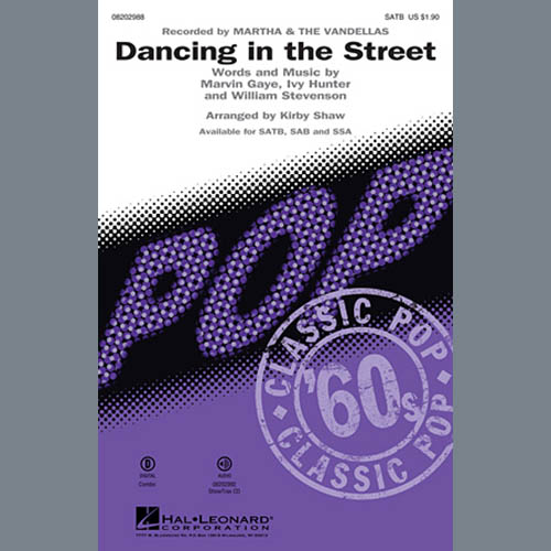 Martha & The Vandellas, Dancing In The Street (arr. Kirby Shaw), SAB