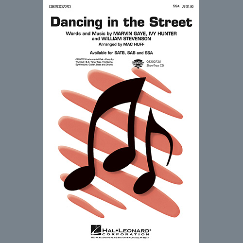 Martha & The Vandellas, Dancing In The Street (arr. Mac Huff), SATB Choir