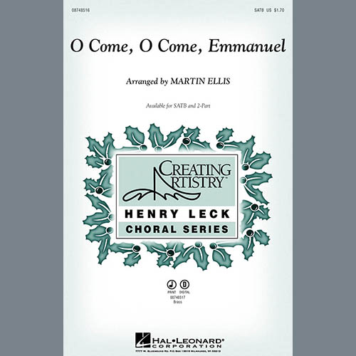 Traditional Carol, O Come, O Come, Emmanuel (arr. Martin Ellis), 2-Part Choir