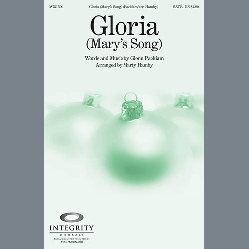 Marty Hamby, Gloria (Mary's Song), SATB