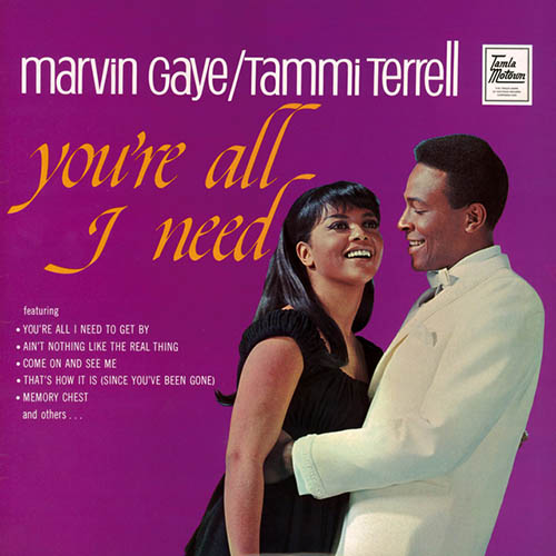 Marvin Gaye & Tammi Terrell, Ain't Nothing Like The Real Thing, Piano, Vocal & Guitar (Right-Hand Melody)