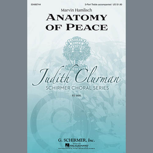 Marvin Hamlisch, Anatomy Of Peace, 3-Part Treble